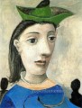 Mujer con sombrero verde 2 1939 Pablo Picasso